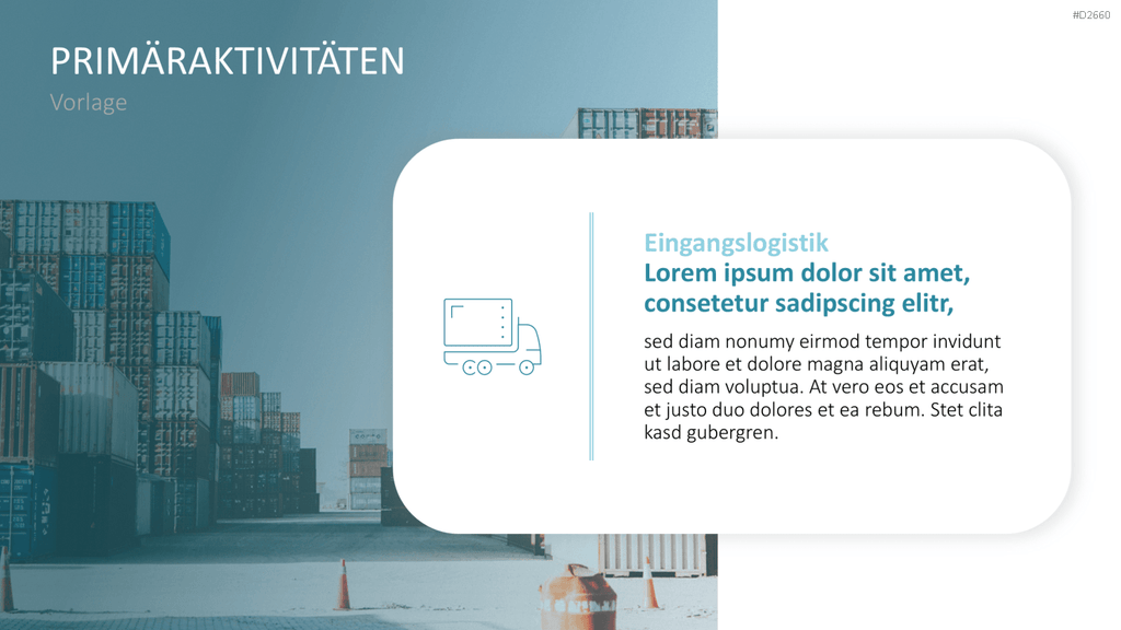 Container, PowerPoint-Folie, Logistik, Business