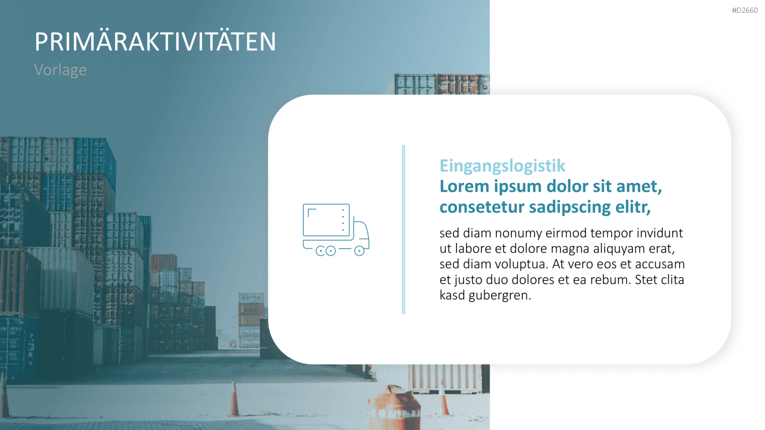 Container, PowerPoint-Folie, Logistik, Business
