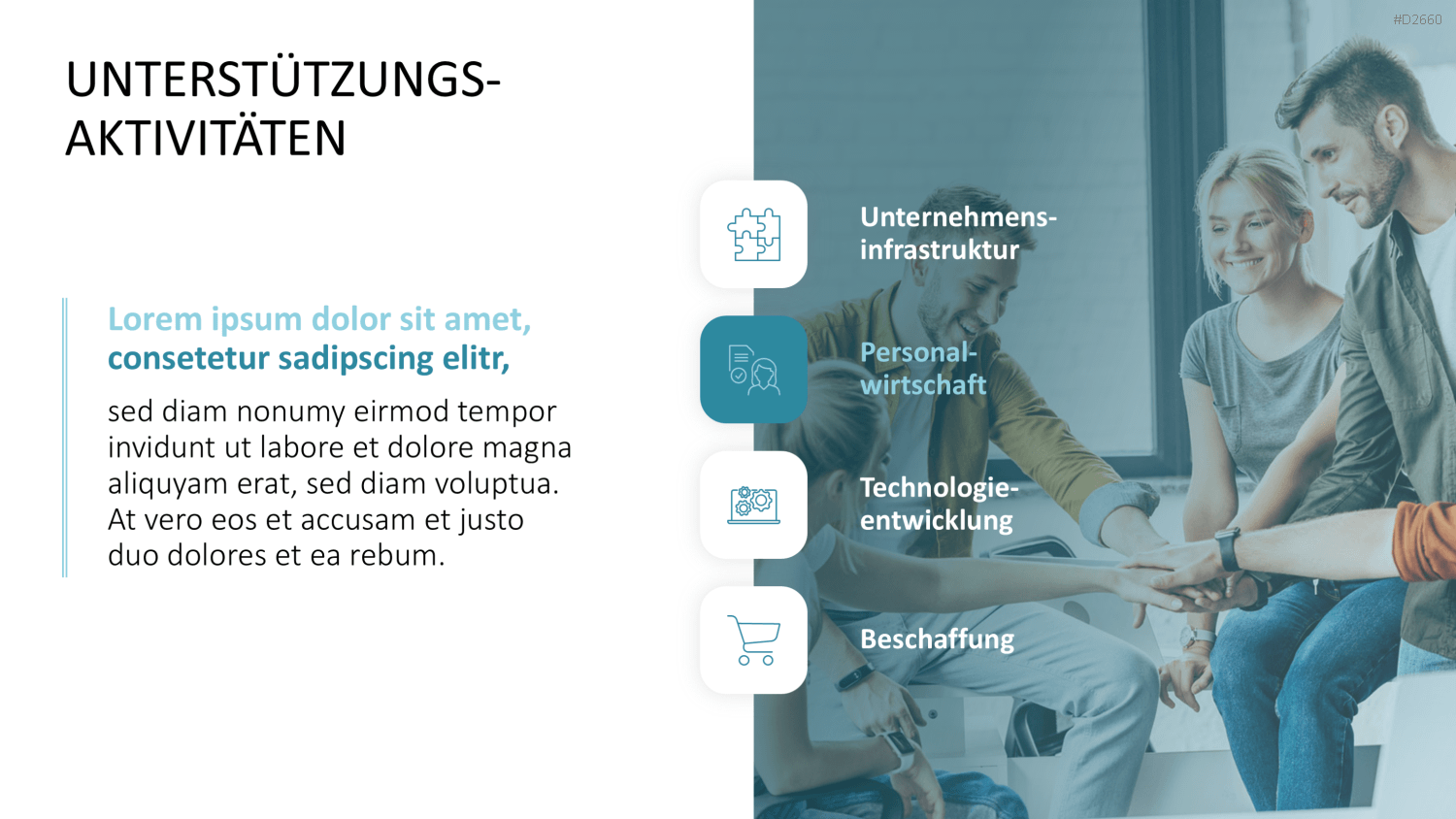 Business-Team bespricht PowerPoint-Präsentation