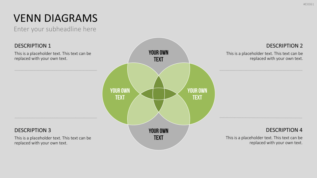 Venn-Diagramme PowerPoint-Vorlage