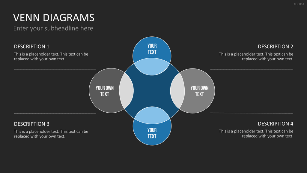 Venn-Diagramme PowerPoint-Vorlage