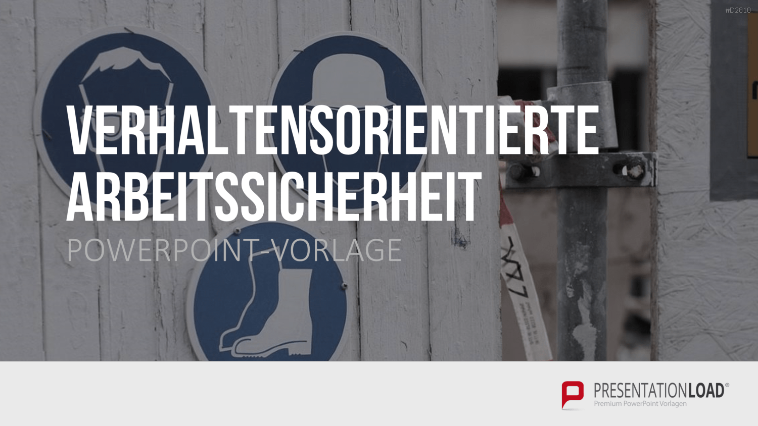 Verhaltensorientierte Arbeitssicherheit PowerPoint-Vorlage