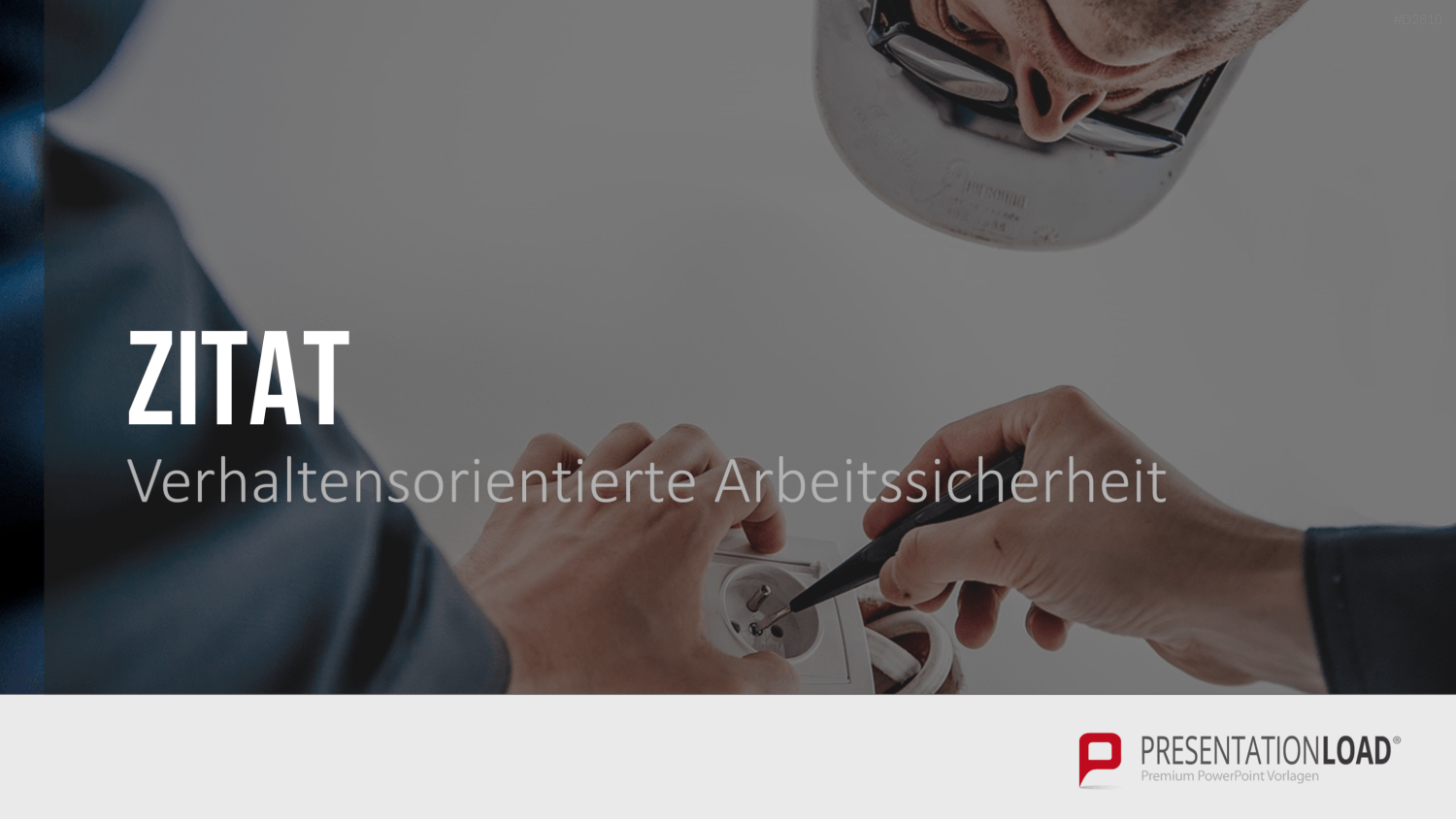 Verhaltensorientierte Arbeitssicherheit PowerPoint-Vorlage