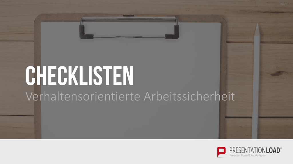 Verhaltensorientierte Arbeitssicherheit PowerPoint-Vorlage