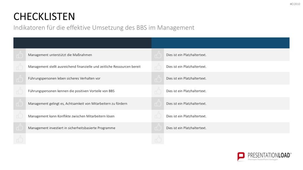 Verhaltensorientierte Arbeitssicherheit PowerPoint-Vorlage