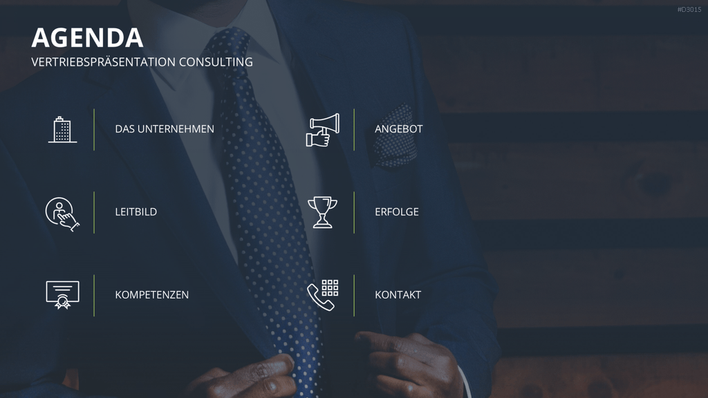Vertriebspräsentation Consulting PowerPoint-Vorlage