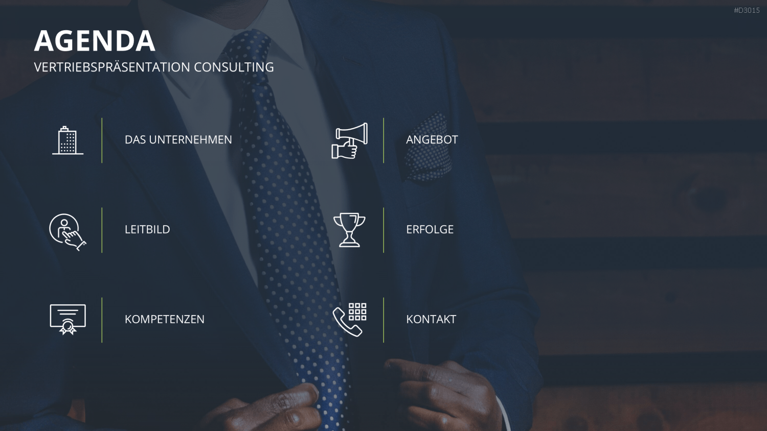 Vertriebspräsentation Consulting PowerPoint-Vorlage