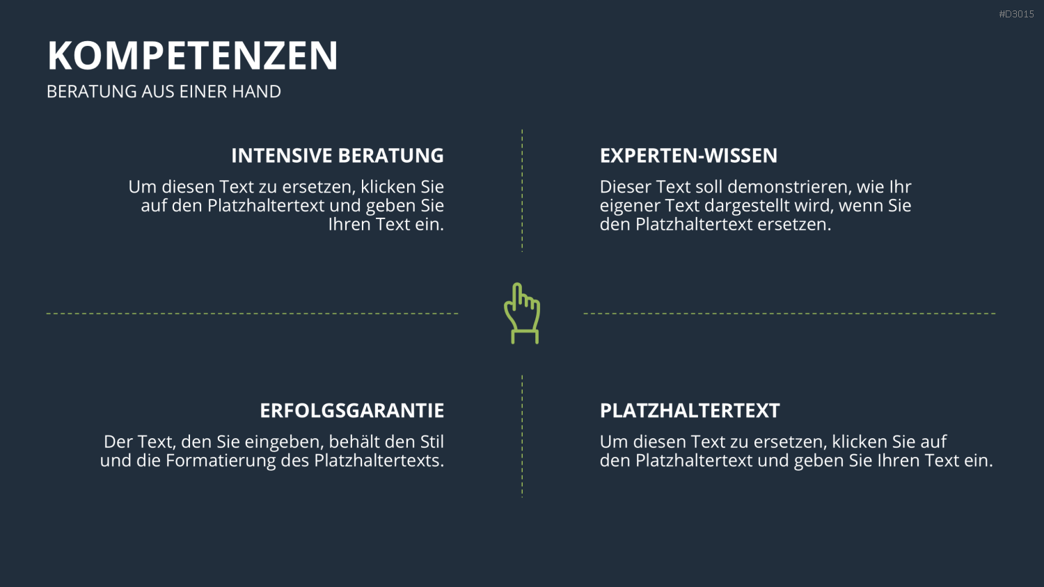 Vertriebspräsentation Consulting PowerPoint-Vorlage