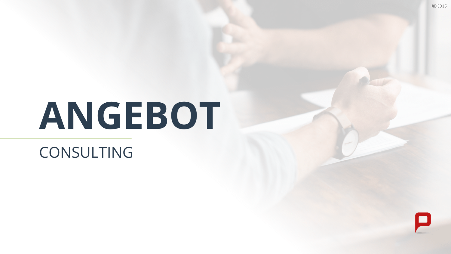 Vertriebspräsentation Consulting PowerPoint-Vorlage