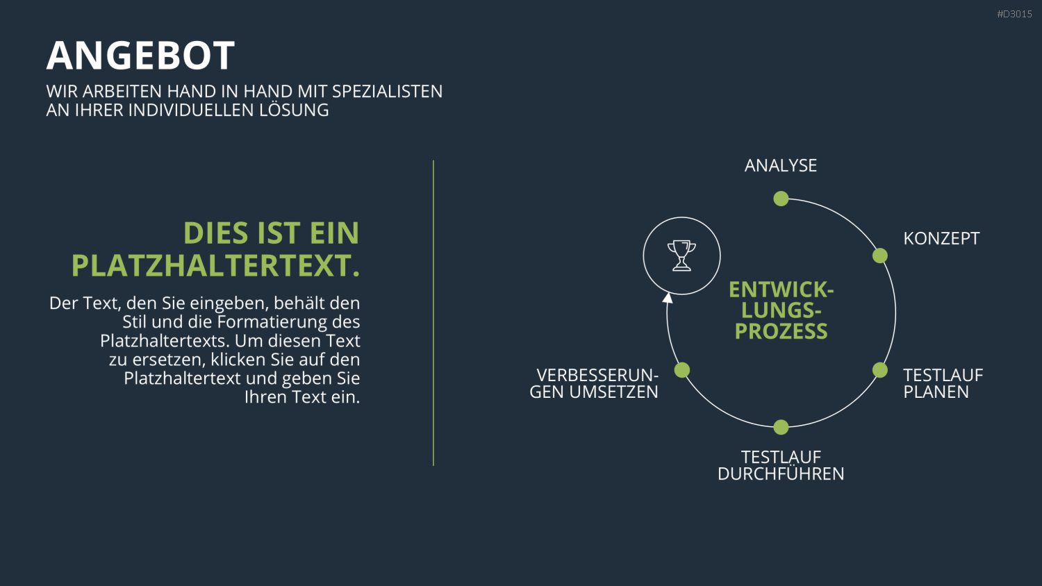 Vertriebspräsentation Consulting PowerPoint-Vorlage