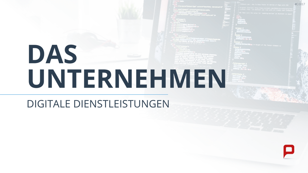 Vertriebspräsentation Digitale Dienstleistung PowerPoint-Vorlage