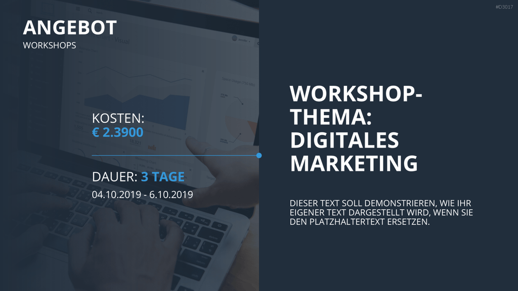 Vertriebspräsentation Digitale Dienstleistung PowerPoint-Vorlage