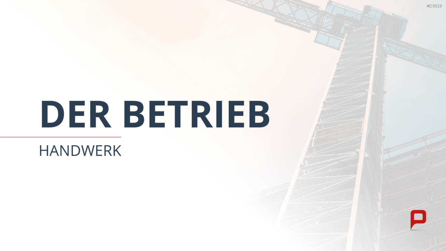 Vertriebspräsentation Handwerk PowerPoint-Vorlage