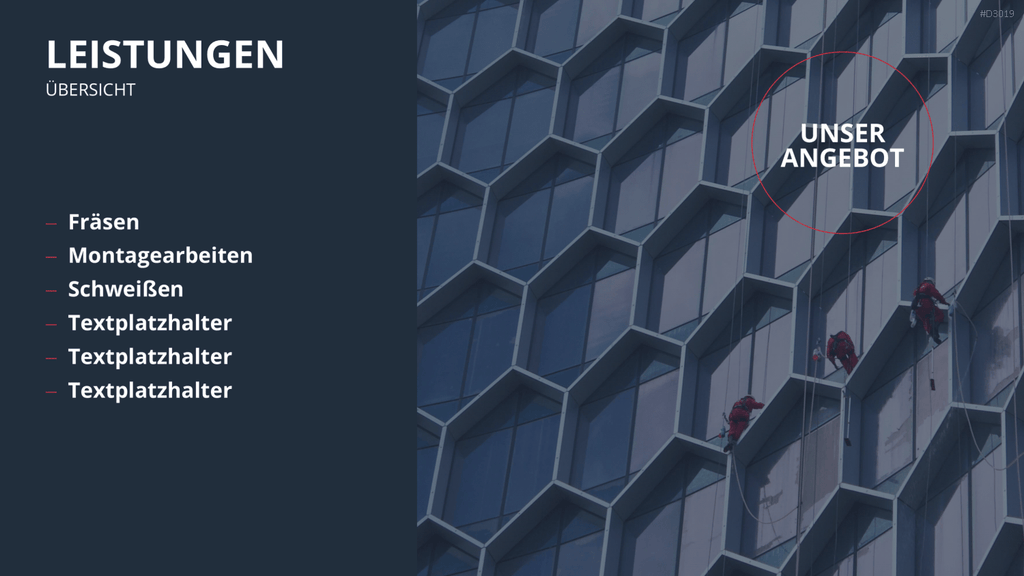 Vertriebspräsentation Handwerk PowerPoint-Vorlage