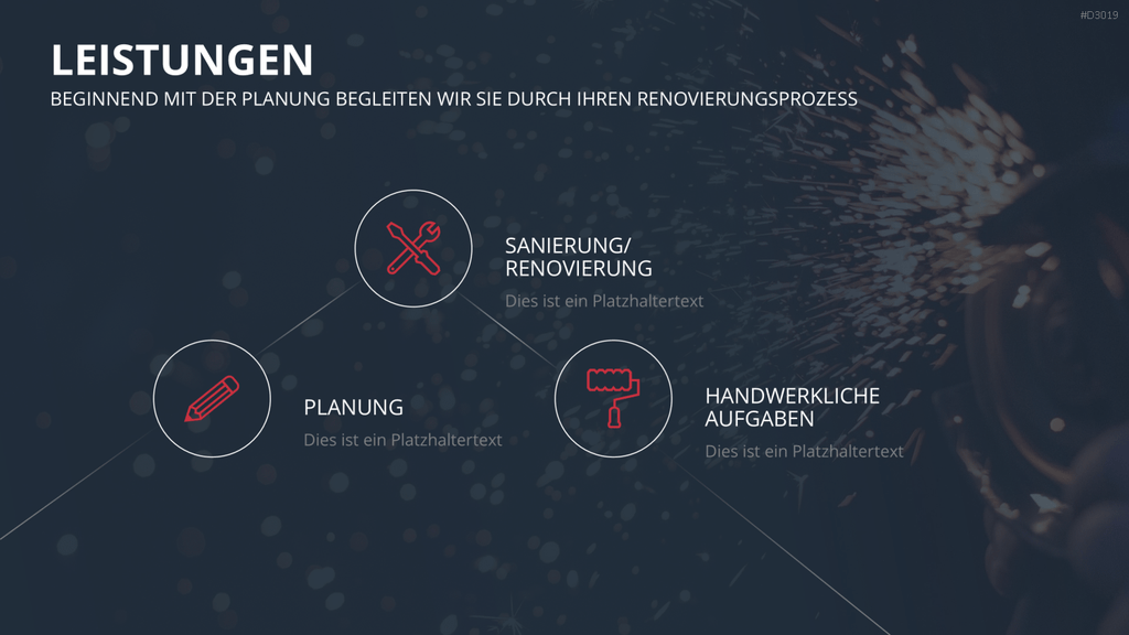 Vertriebspräsentation Handwerk PowerPoint-Vorlage