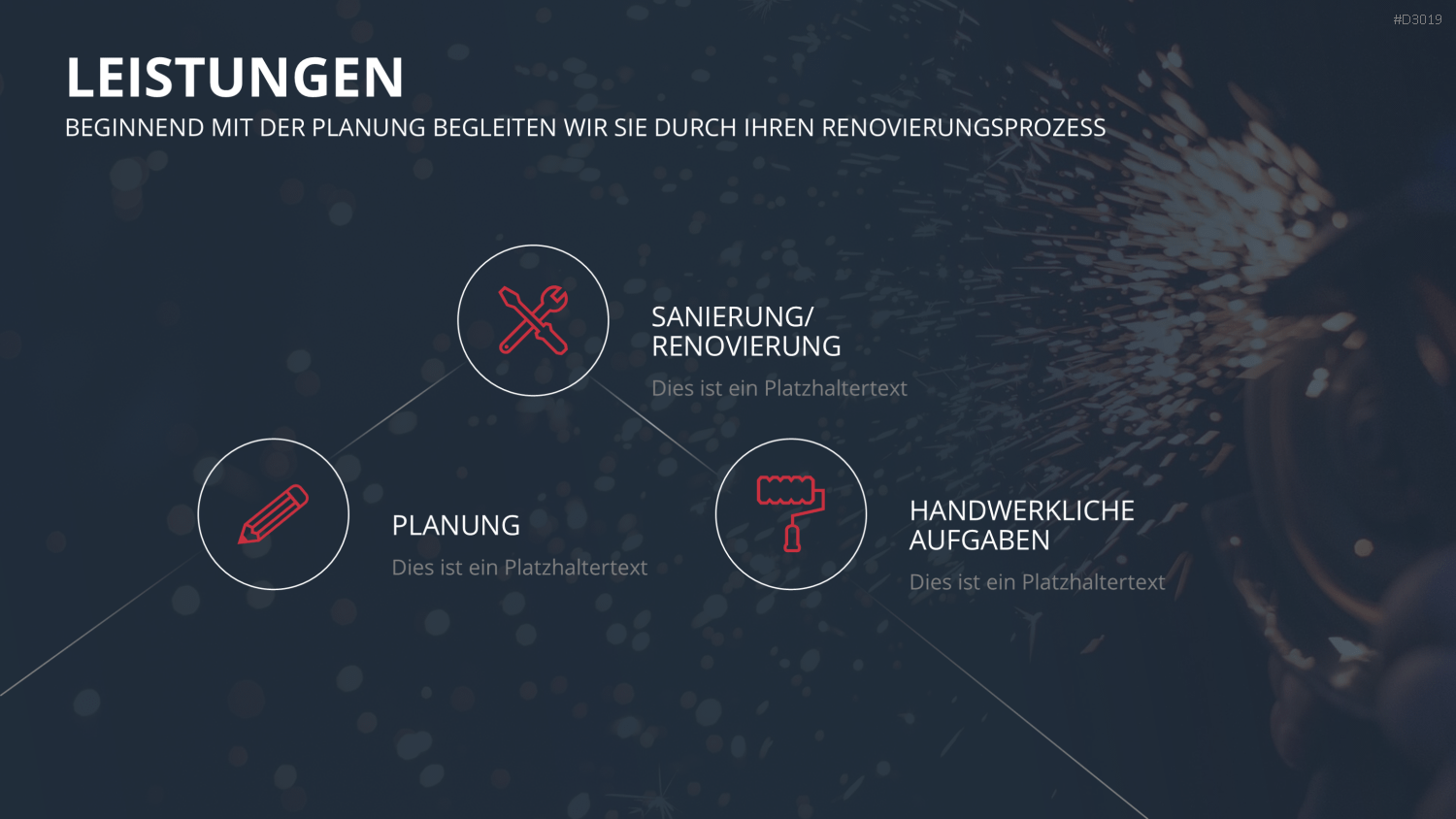 Vertriebspräsentation Handwerk PowerPoint-Vorlage
