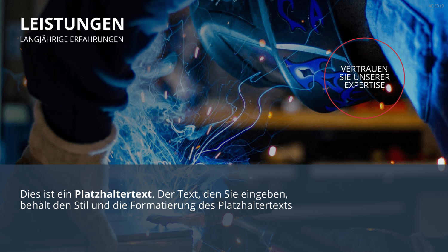 Vertriebspräsentation Handwerk PowerPoint-Vorlage