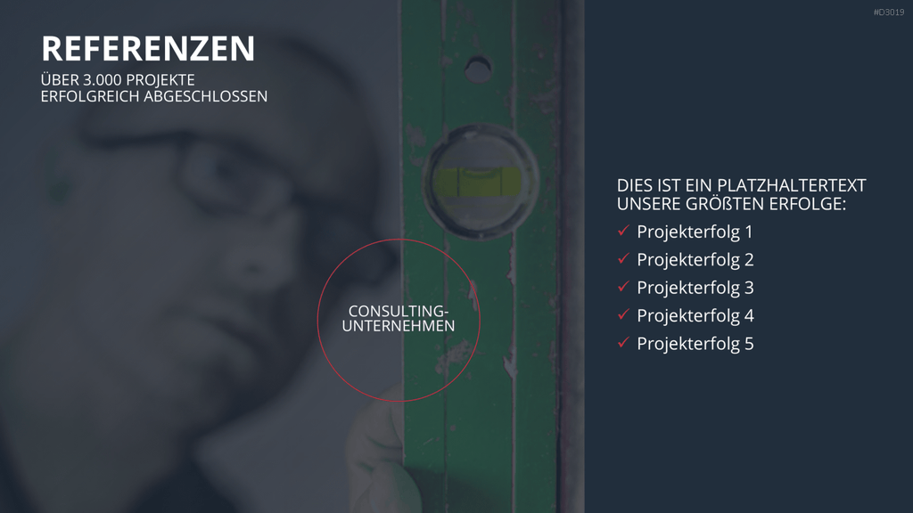 Vertriebspräsentation Handwerk PowerPoint-Vorlage