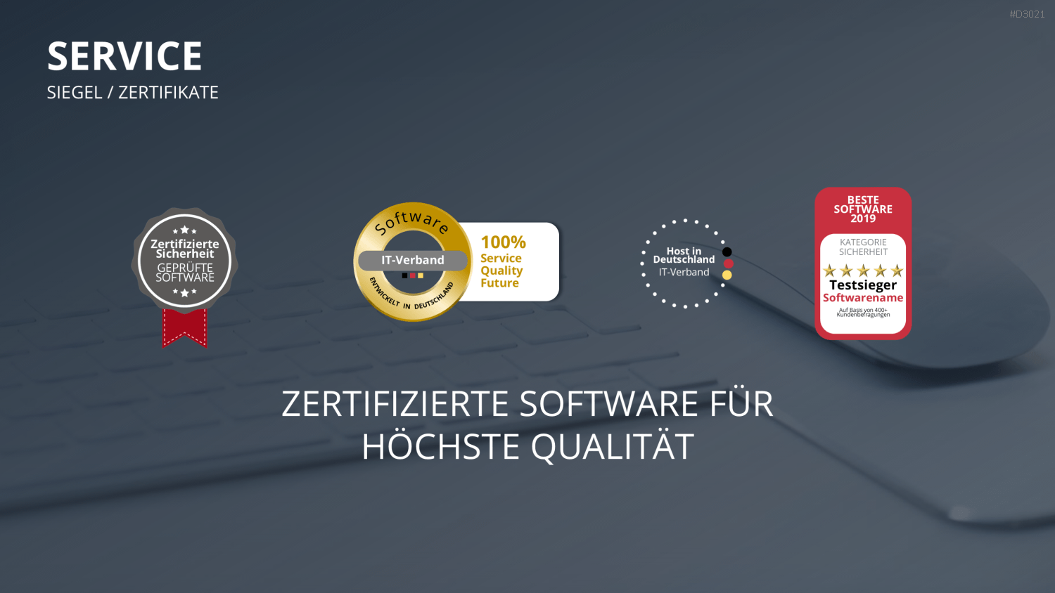 Vertriebspräsentation Software PowerPoint-Vorlage