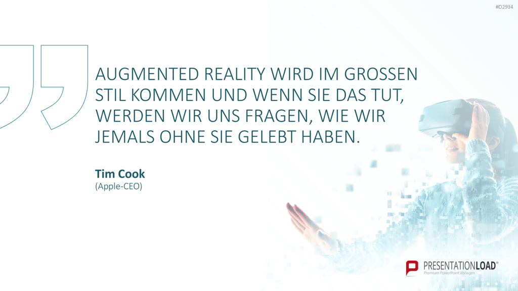 Virtual & Augmented Reality PowerPoint-Vorlage