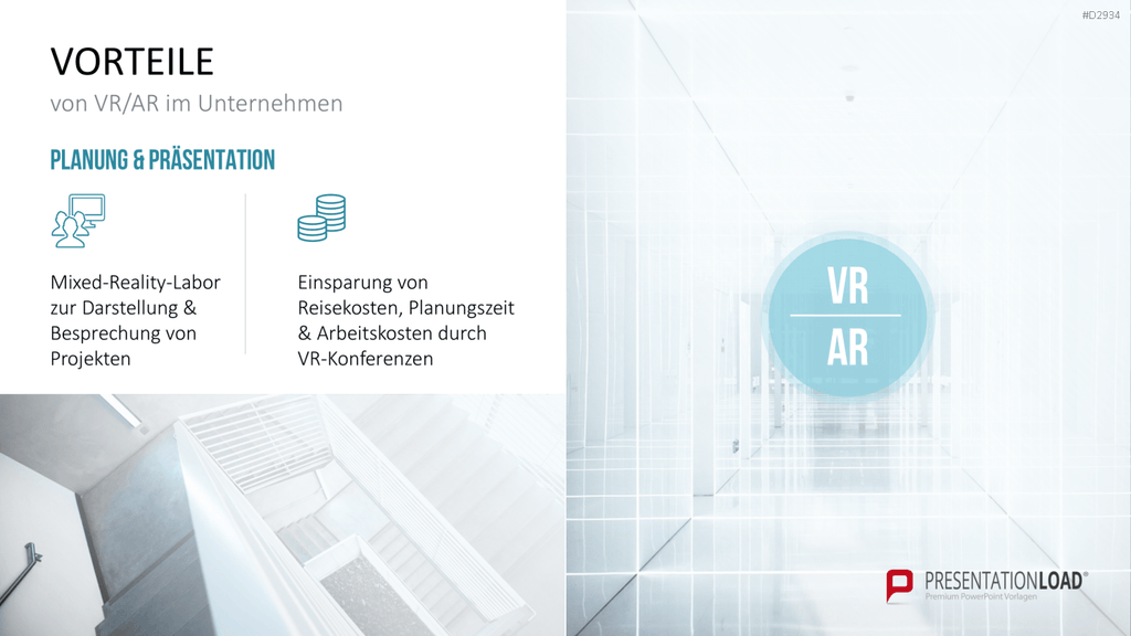 Virtual & Augmented Reality PowerPoint-Vorlage