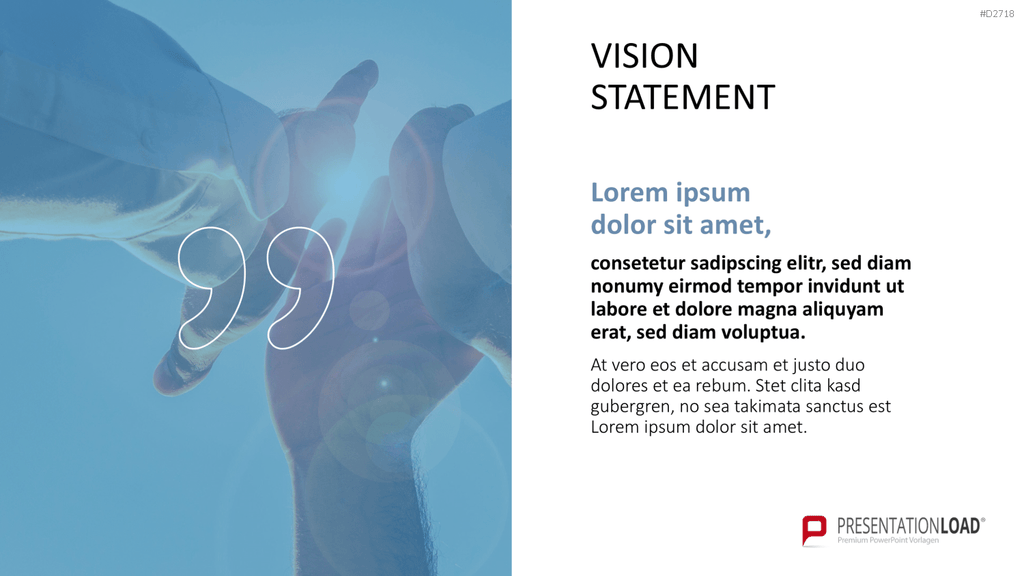 Vision & Mission Statements PowerPoint-Vorlage