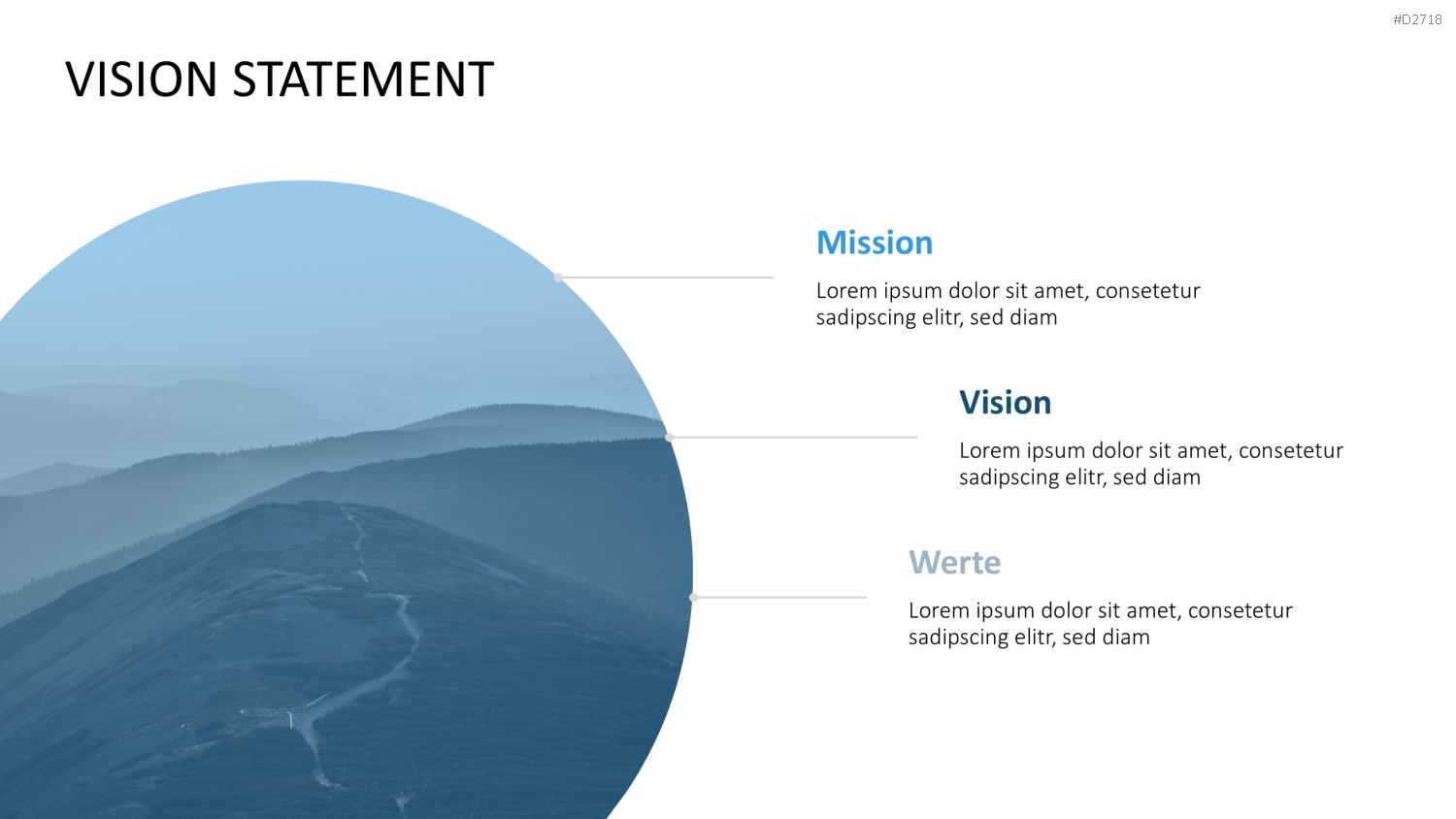 Vision & Mission Statements PowerPoint-Vorlage