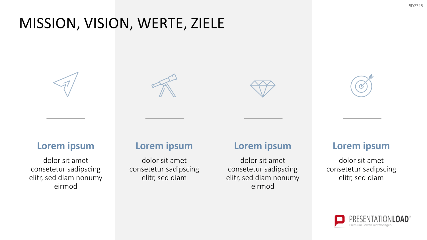 Vision & Mission Statements PowerPoint-Vorlage