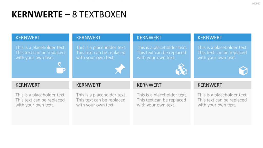 Vision, Mission, Werte-Bundle PowerPoint-Vorlage
