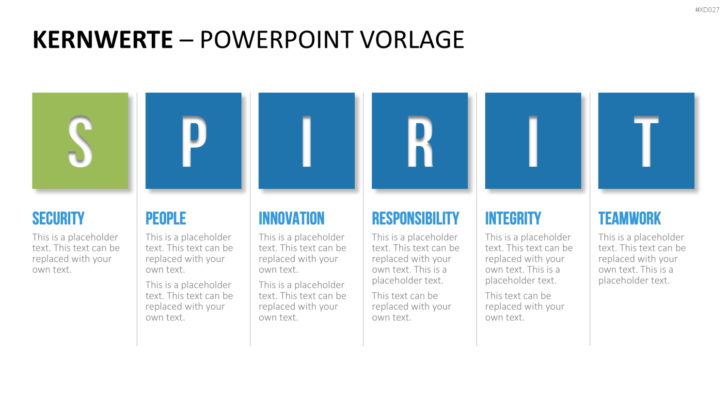 Vision, Mission, Werte-Bundle PowerPoint-Vorlage