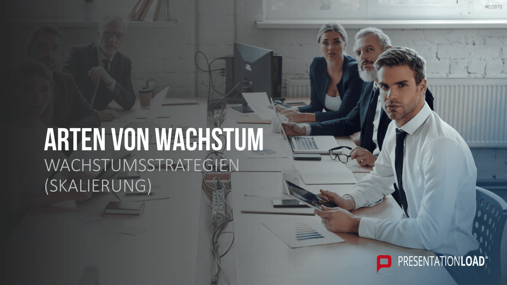 Wachstumsstrategien (Skalierung) PowerPoint-Vorlage