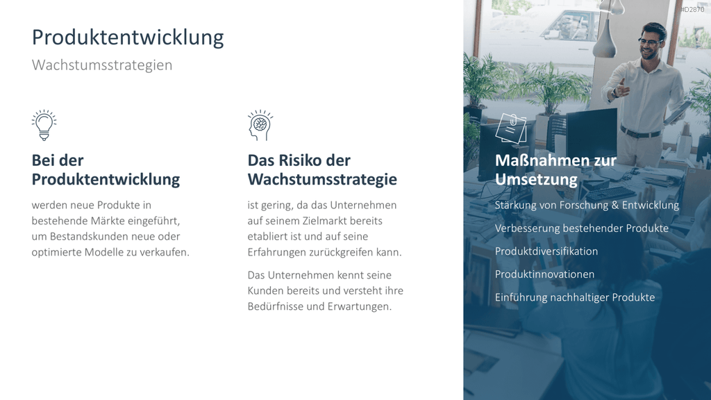 Wachstumsstrategien (Skalierung) PowerPoint-Vorlage