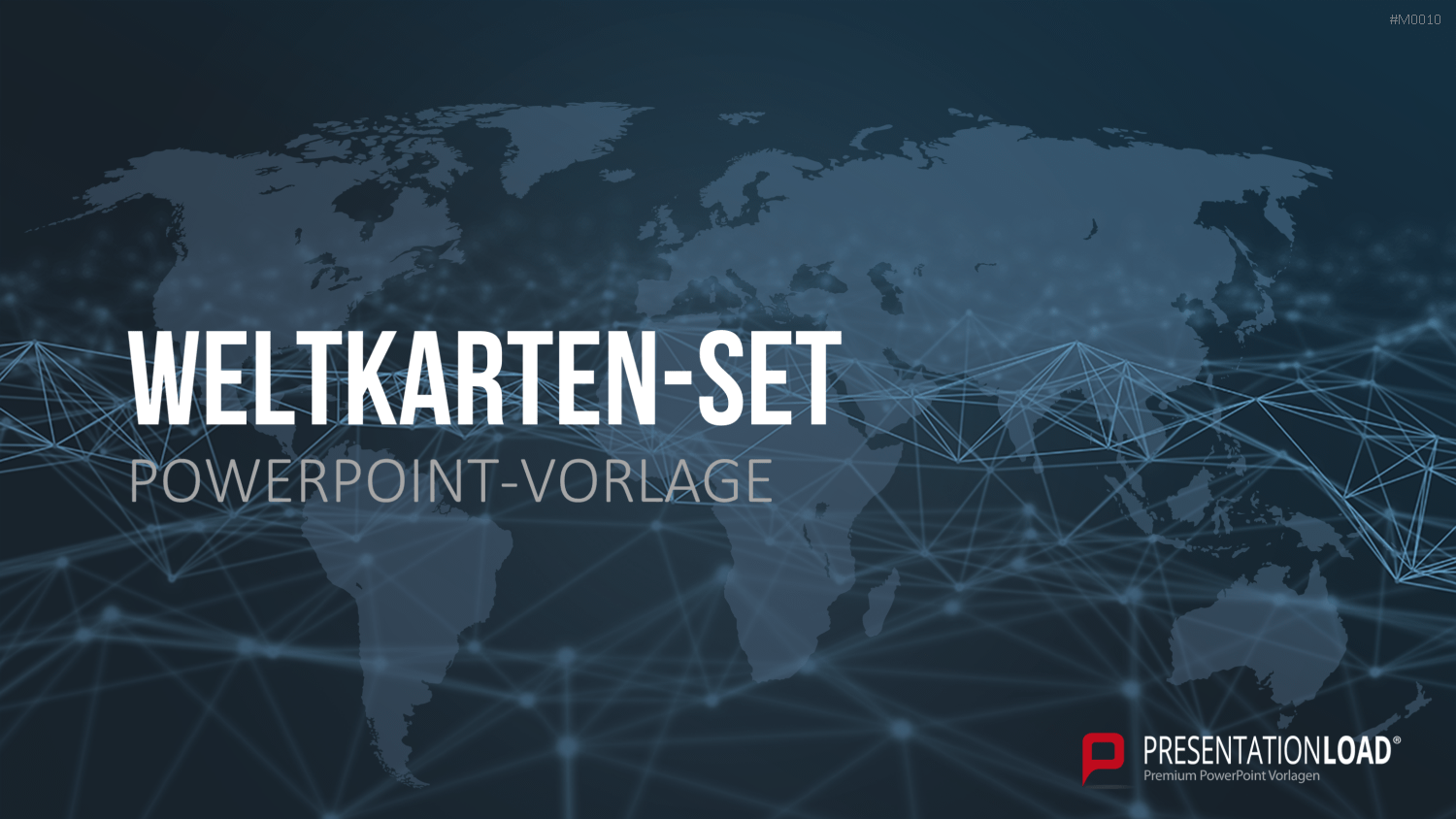 Weltkarte PowerPoint-Vorlage