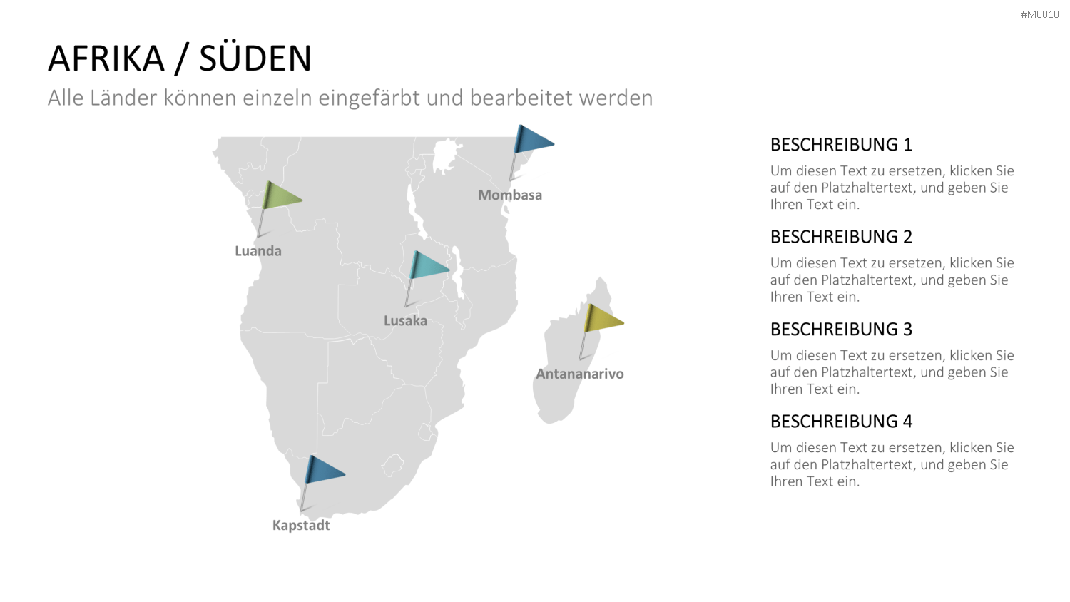 Weltkarte PowerPoint-Vorlage