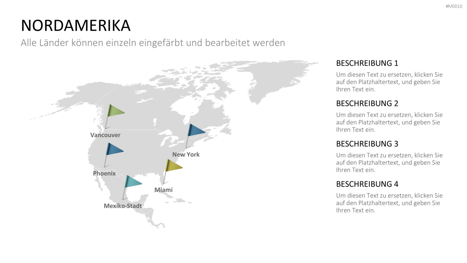 Weltkarte PowerPoint-Vorlage