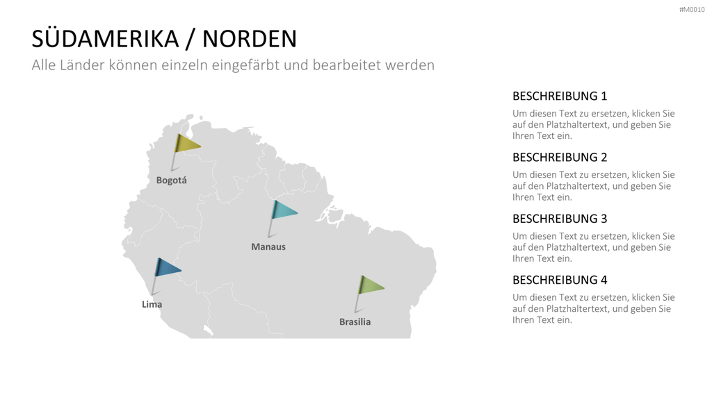 Weltkarte PowerPoint-Vorlage