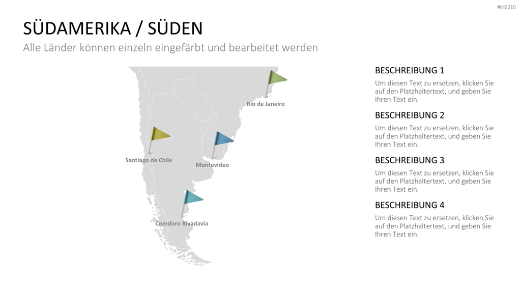 Weltkarte PowerPoint-Vorlage