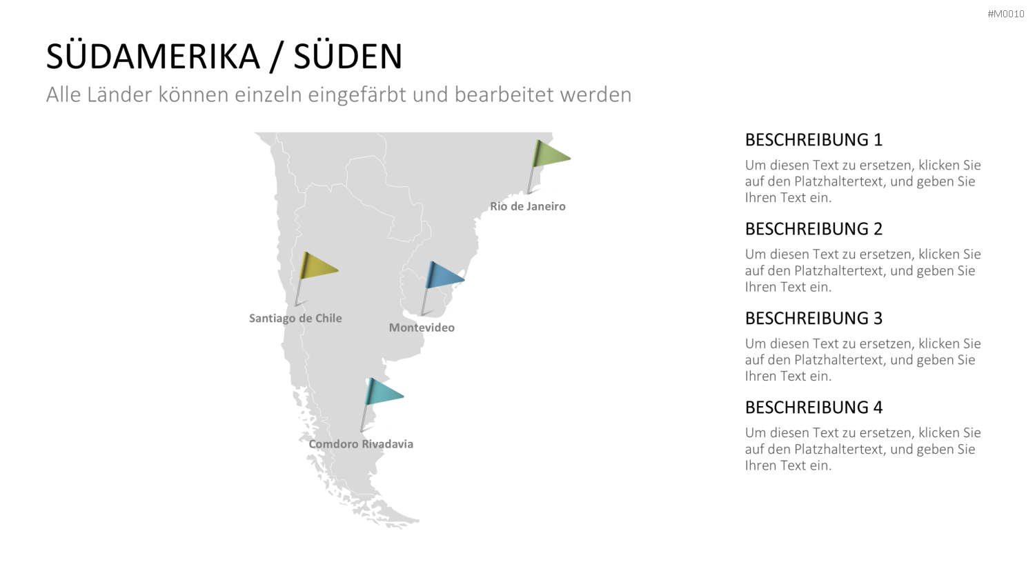 Weltkarte PowerPoint-Vorlage