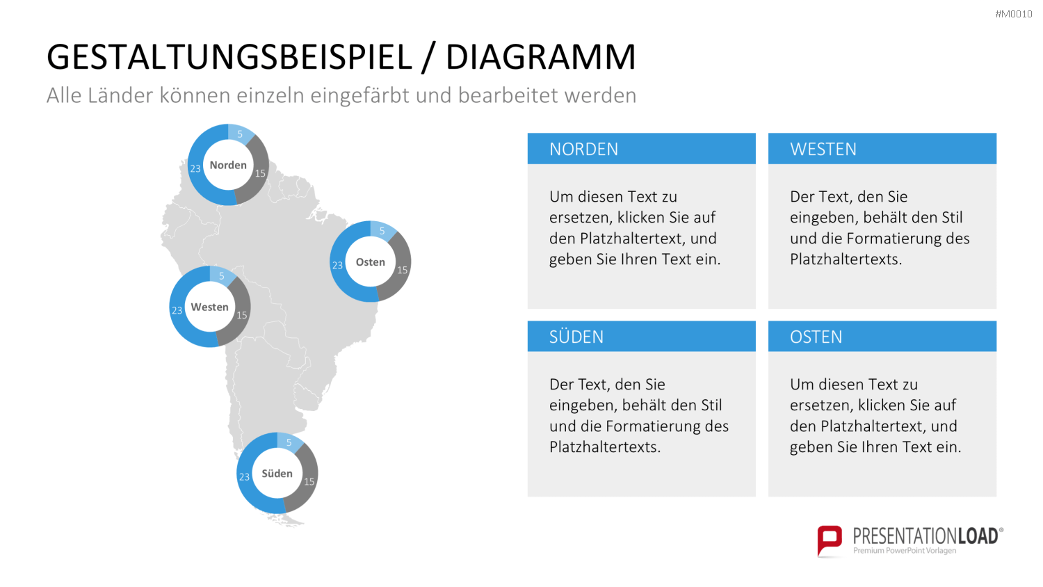 Weltkarte PowerPoint-Vorlage