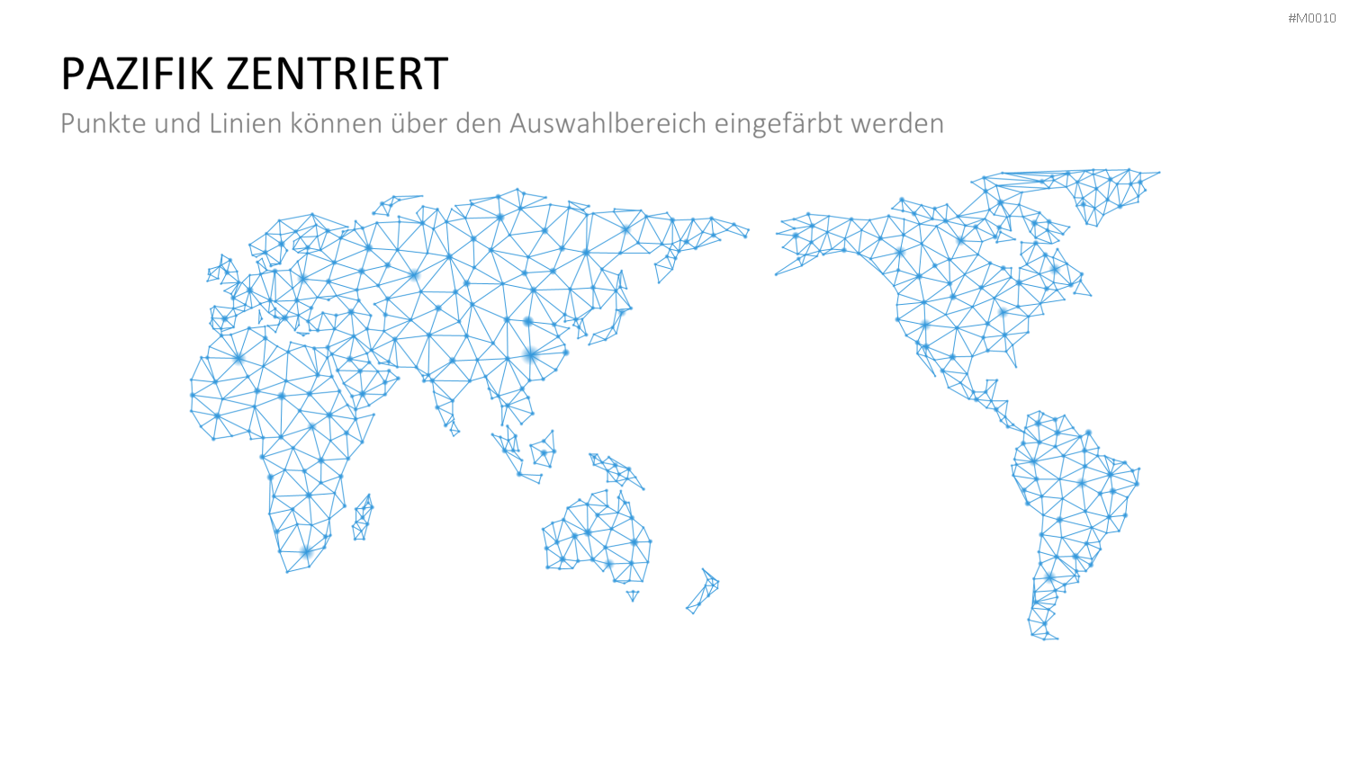 Weltkarte PowerPoint-Vorlage