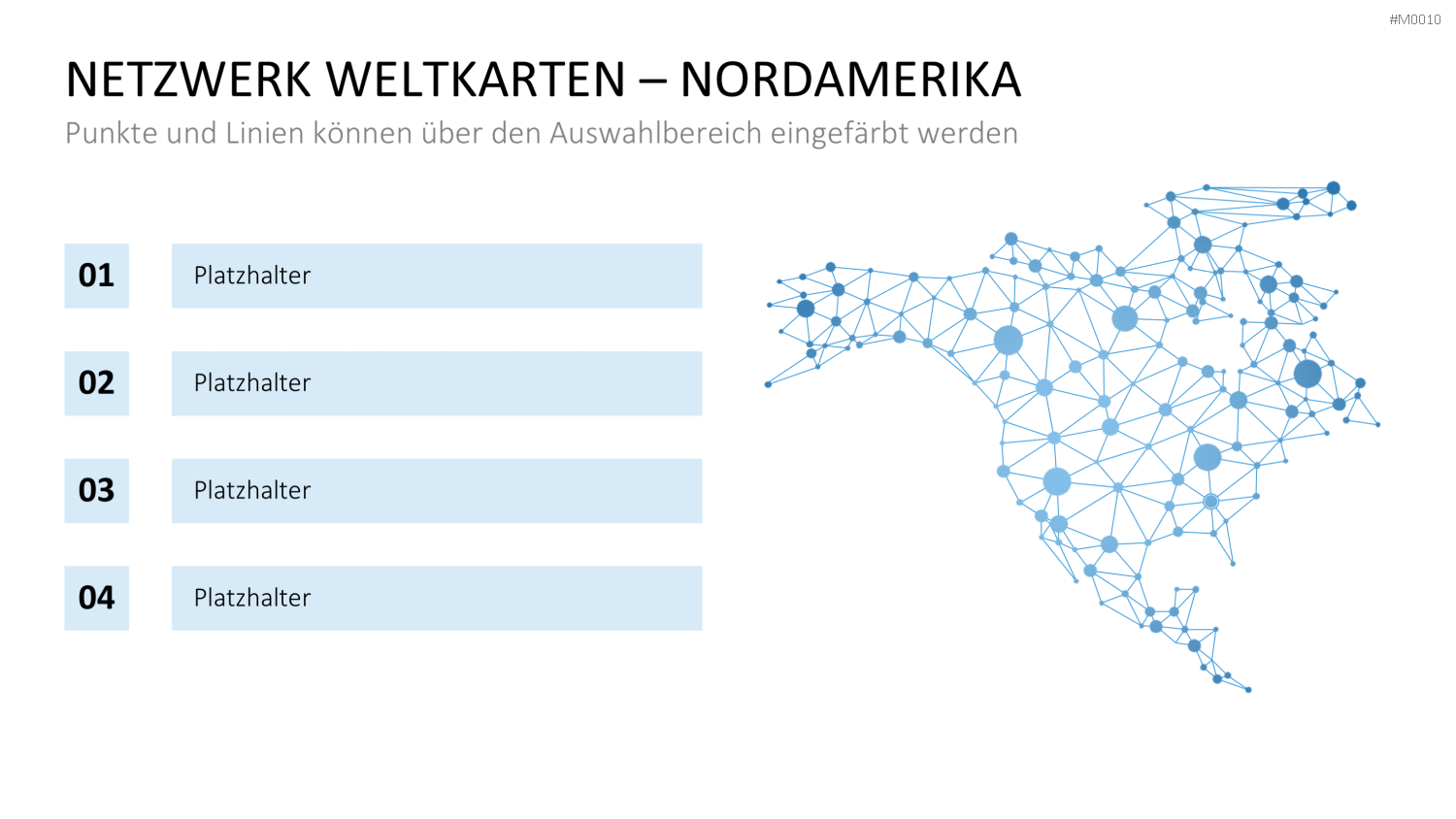 Weltkarte PowerPoint-Vorlage