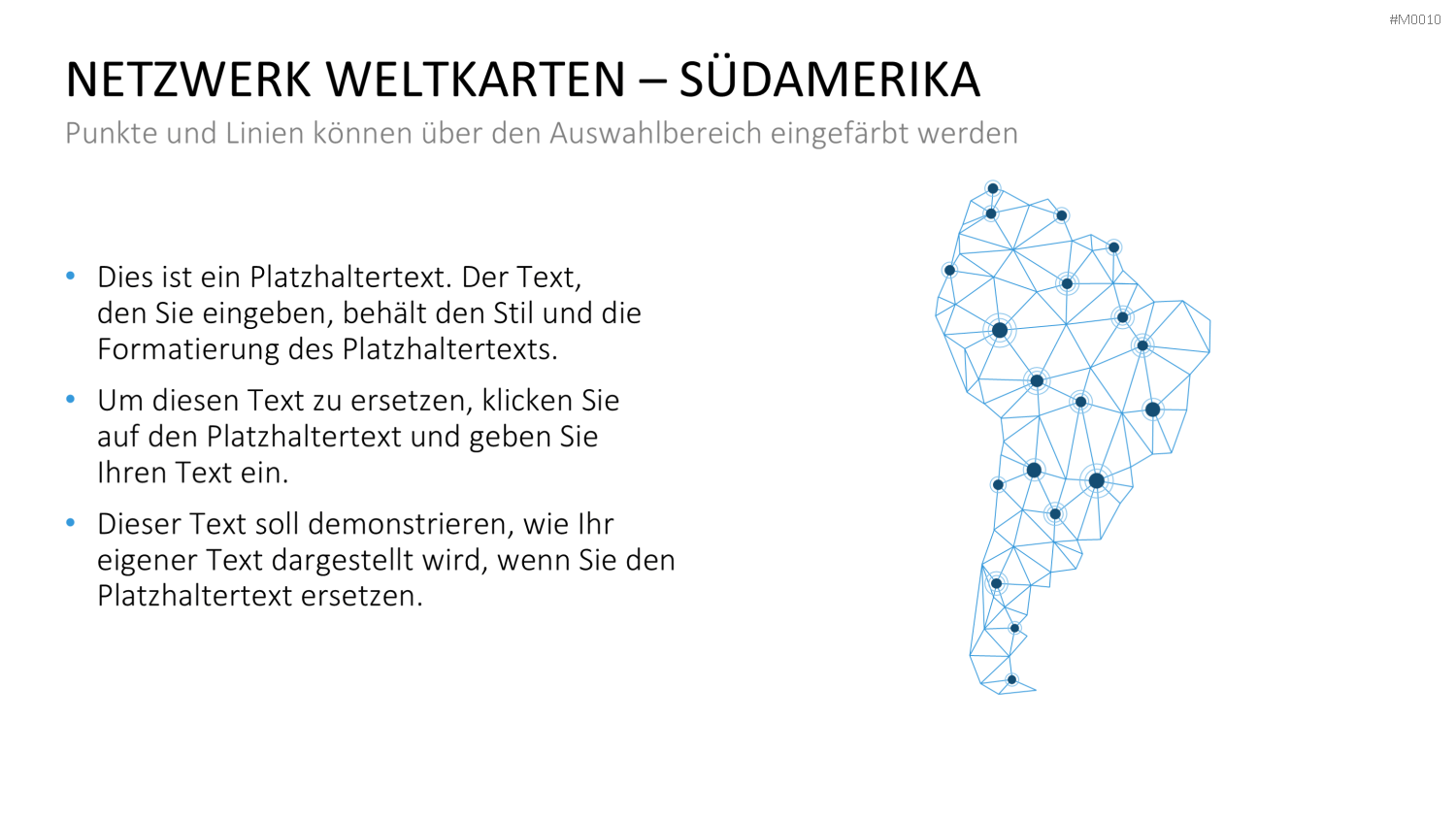 Weltkarte PowerPoint-Vorlage