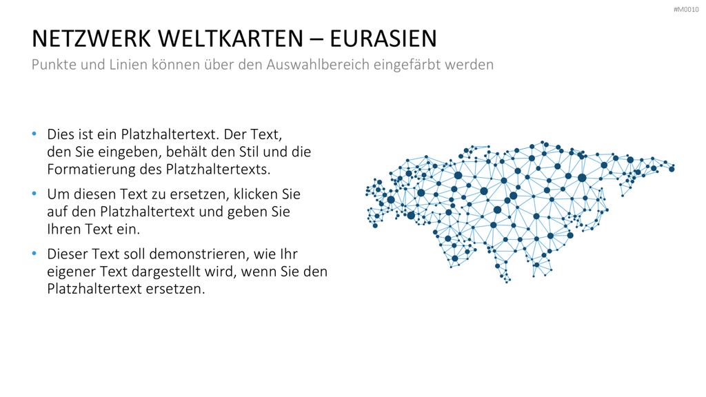 Weltkarte PowerPoint-Vorlage