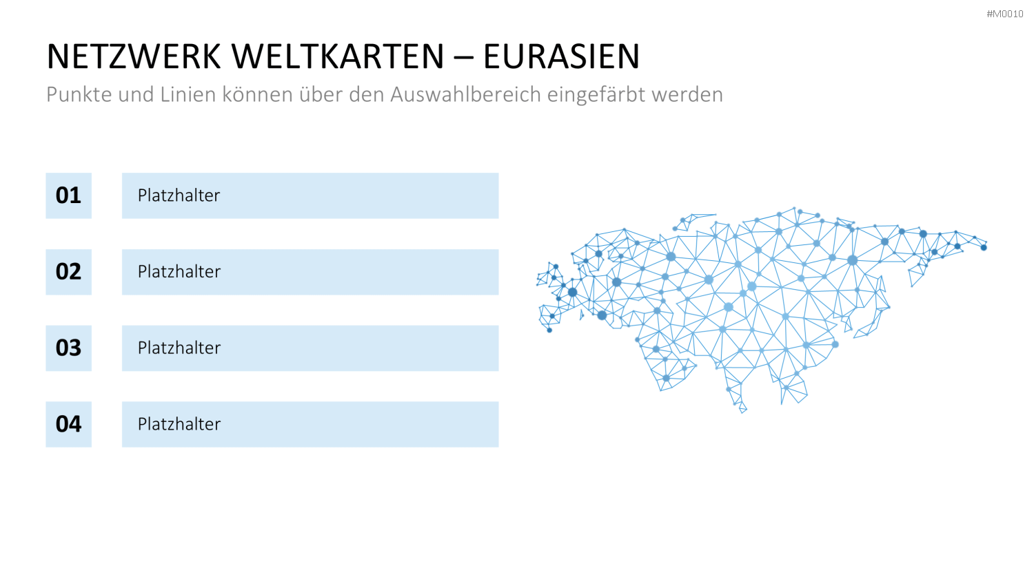 Weltkarte PowerPoint-Vorlage