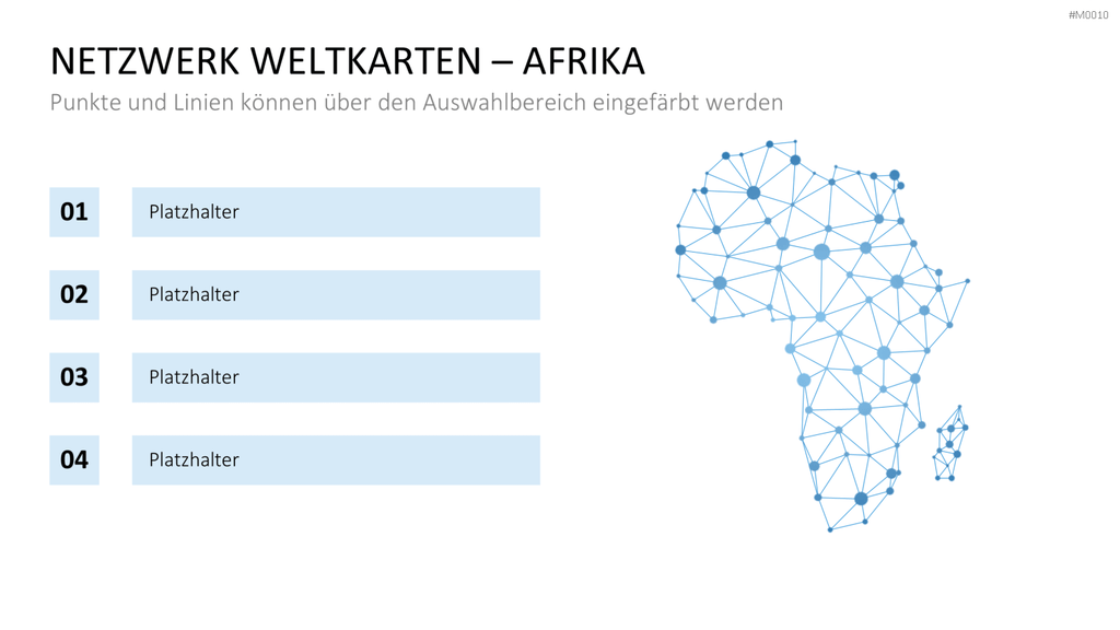 Weltkarte PowerPoint-Vorlage