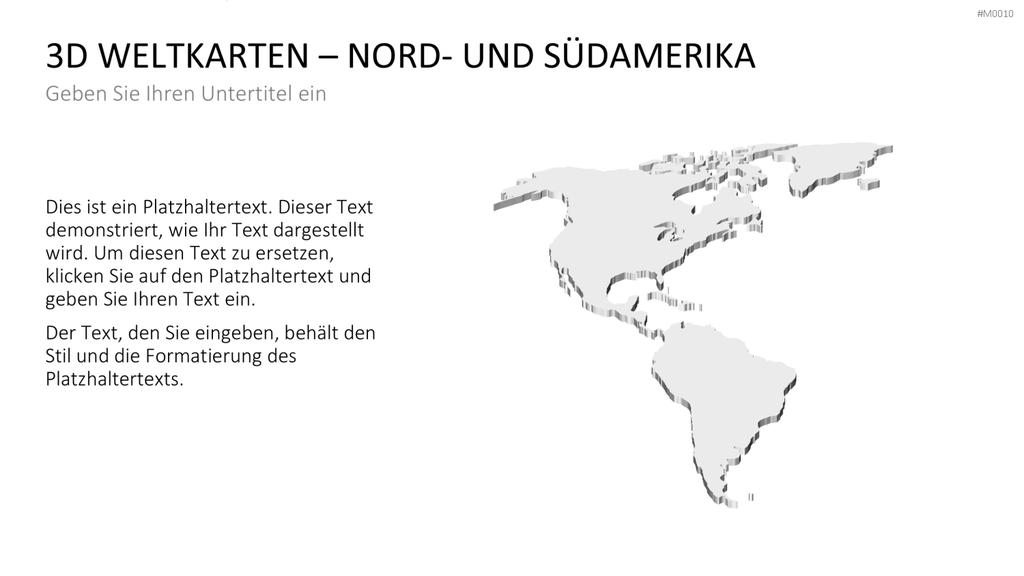 Weltkarte PowerPoint-Vorlage