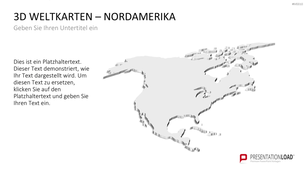 Weltkarte PowerPoint-Vorlage