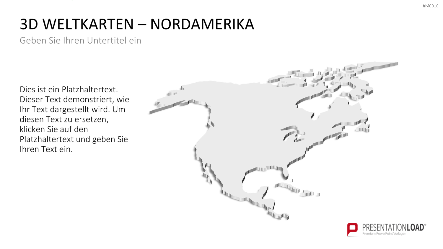 Weltkarte PowerPoint-Vorlage