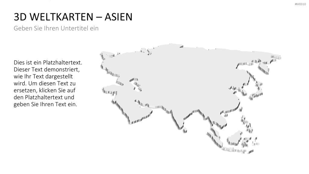 Weltkarte PowerPoint-Vorlage