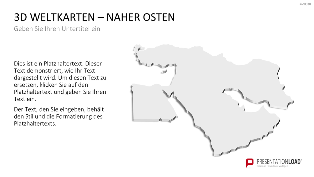 Weltkarte PowerPoint-Vorlage